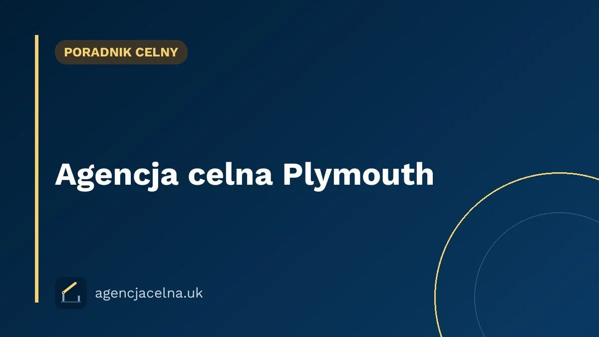 Agencja celna Plymouth — odprawa celna przy promach do Francji i Hiszpanii