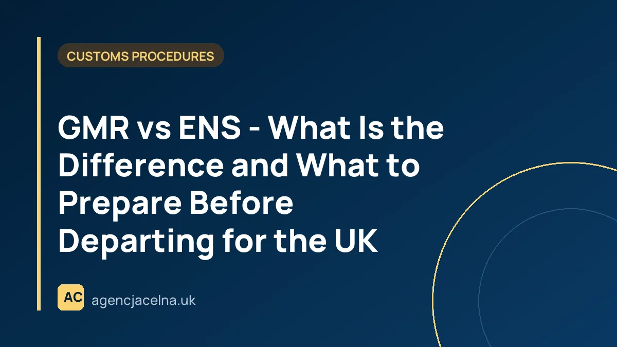GMR vs ENS - What Is the Difference and What to Prepare Before Departing for the UK