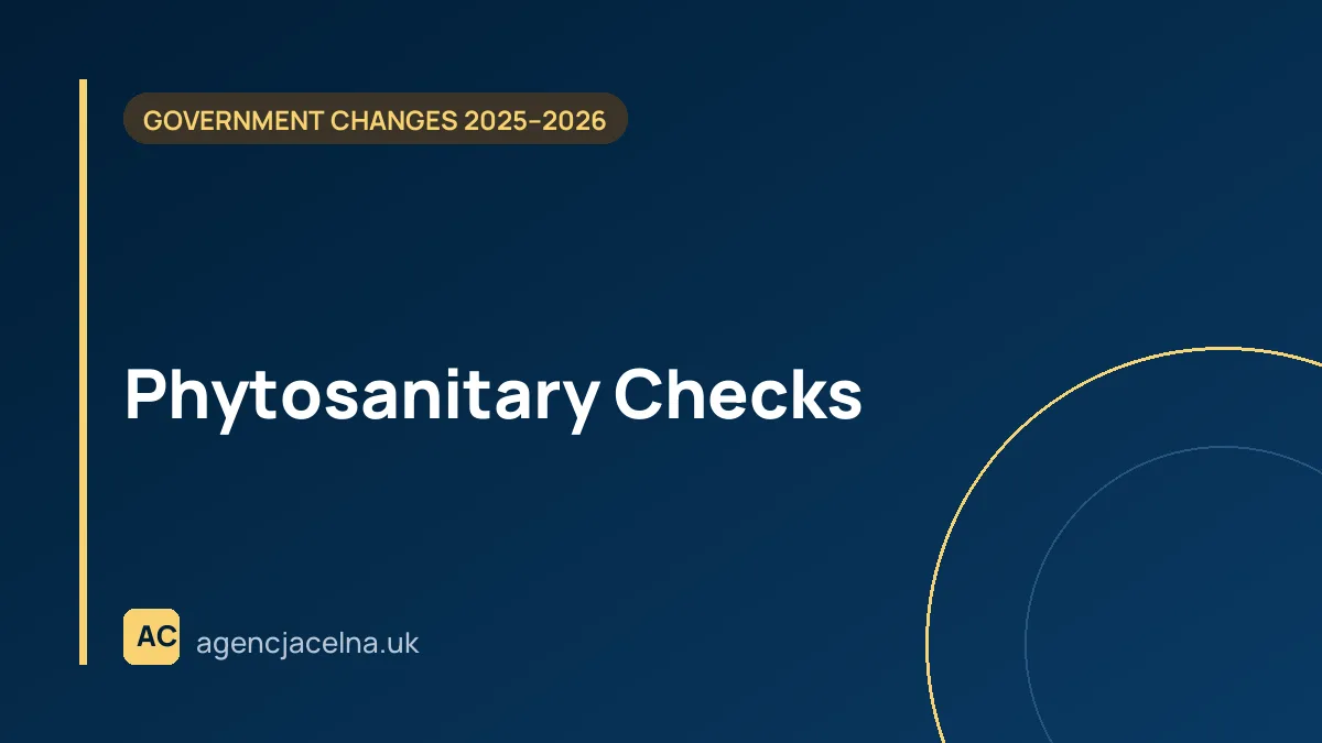 Phytosanitary Checks