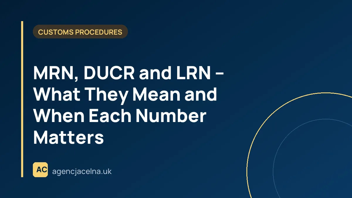 MRN, DUCR and LRN – What They Mean and When Each Number Matters