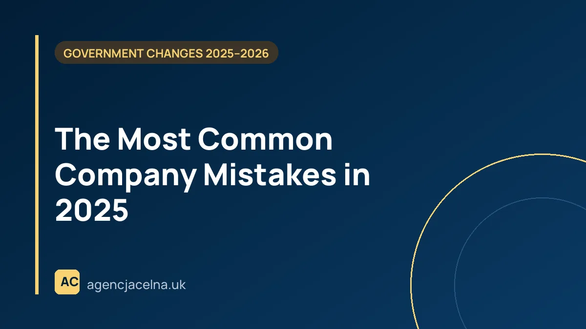 The Most Common Company Mistakes in 2025