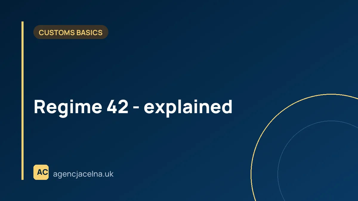 Regime 42 - explained