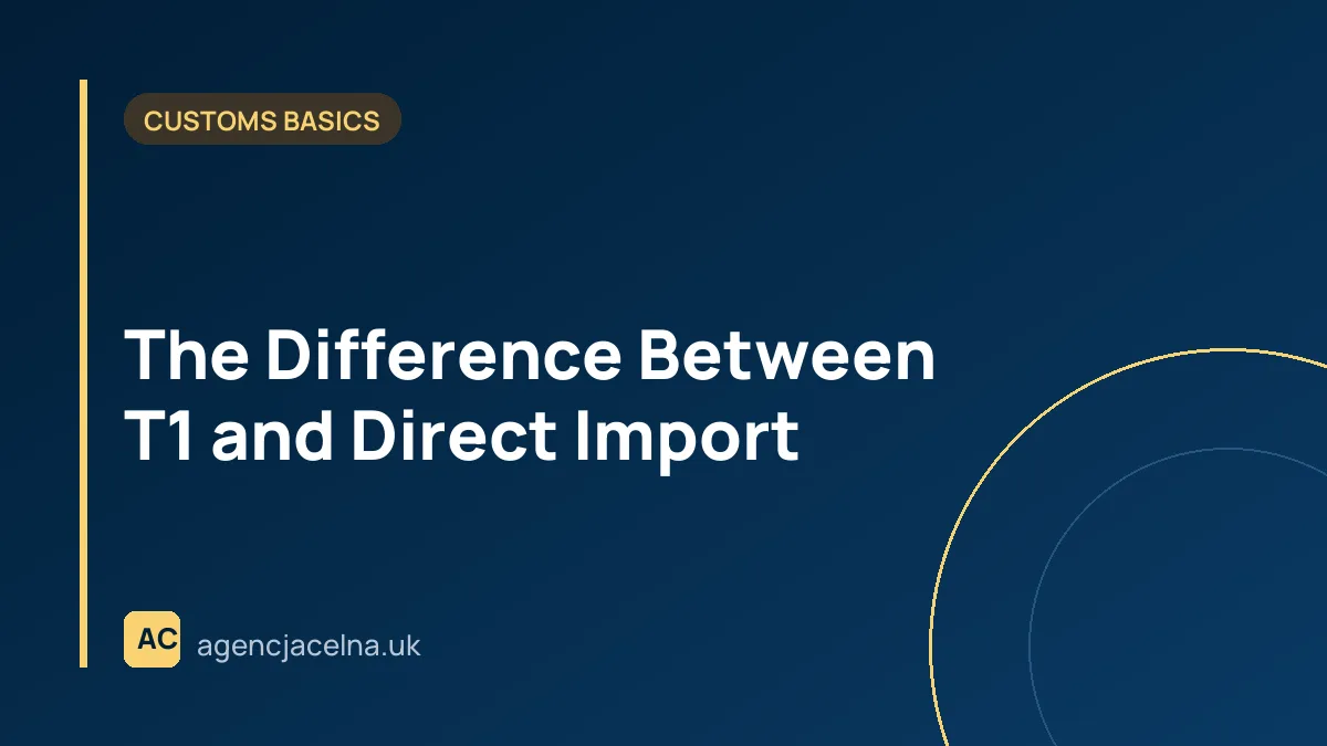 The Difference Between T1 and Direct Import