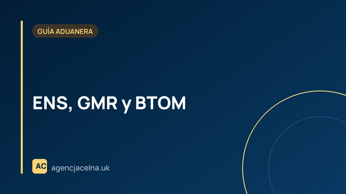 ENS, GMR y BTOM — Fundamentos del sistema de seguridad fronteriza del Reino Unido