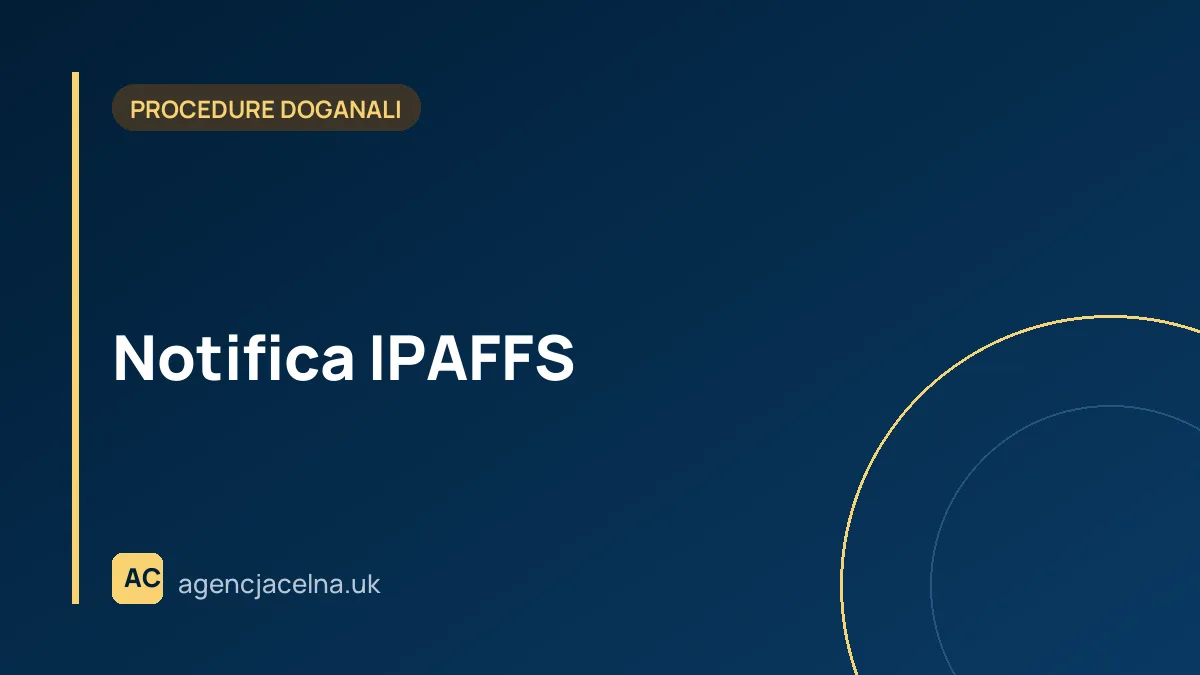 Notifica IPAFFS