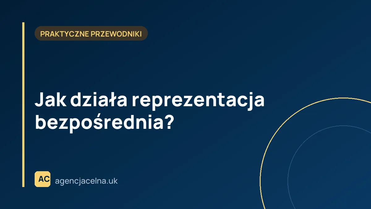Jak działa reprezentacja bezpośrednia?