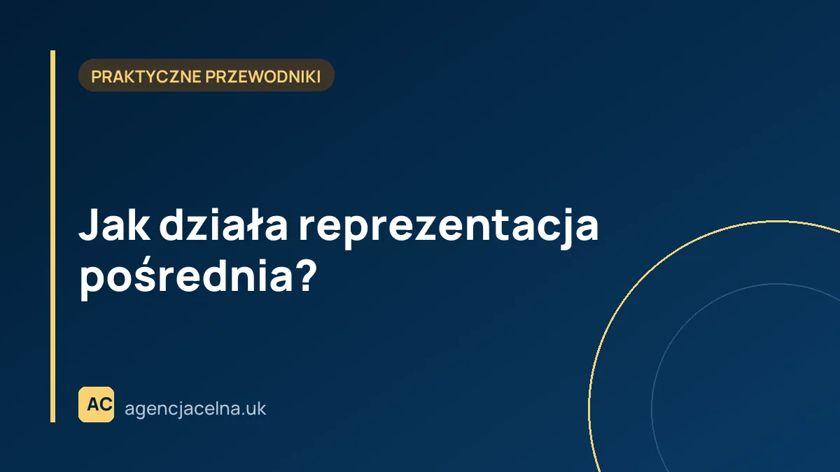 Jak działa reprezentacja pośrednia?
