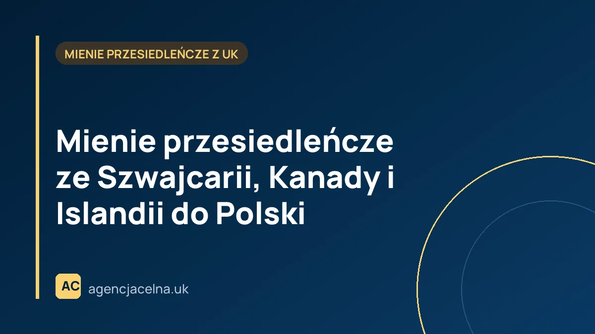 Mienie przesiedleńcze ze Szwajcarii, Kanady i Islandii do Polski