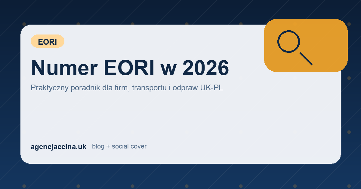 Numer EORI w 2026