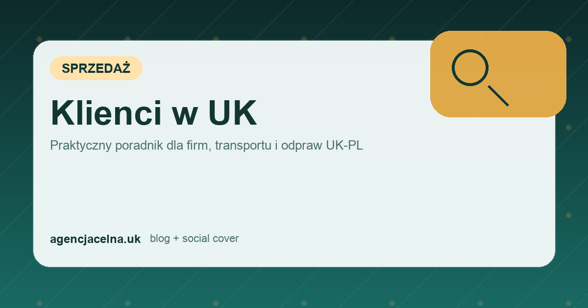 Klienci w UK