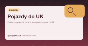 Pojazdy do UK