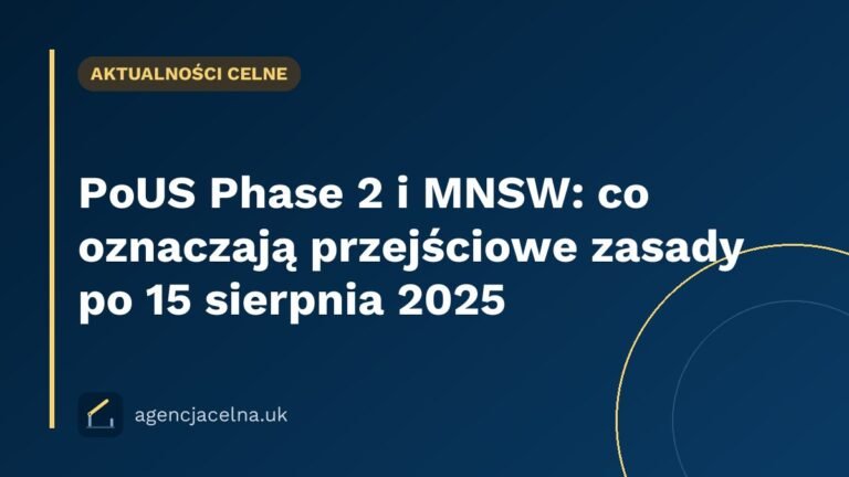 PoUS Phase 2 i MNSW: co oznaczają przejściowe zasady po 15 sierpnia 2025
